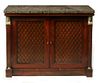 A FRENCH 'RETOUR D'EGYPTE' MAHOGANY SIDE CABINET