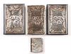 FOUR STERLING SILVER REYNOLDS ANGEL FRONT BOOKS