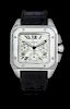 Men's wristwatch cartier santos 100 ref. 2740, chronograph, 2000s