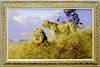Donald Grant Africa Wildlife painting Lions