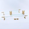 Group Lot of Sherle Wagner Gold Plated Bathroom Accessories.