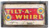 Paint tin Tilt-A-Whirl sign