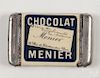 Celluloid Chocolat Menier advertising match safe