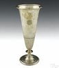Tiffany & Co. sterling silver vase