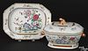 Chinese export porcelain tureen and undertray