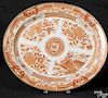 Large Chinese export oval platter