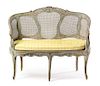 * A Louis XV Painted Settee