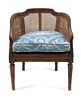 A Louis XVI Style Oak Child's Chair Height 22 1/2 inches.