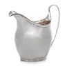 * A George III Silver Creamer, Peter & Ann Bateman, London, 1798, of baluster form, with a reeded rim and handle.