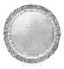 * A George IV Silver Salver, Richard Eames & Edward Barnard, London, 1824, the undulating openwork rim worked to show grape c
