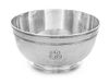 * An American Silver Punchbowl, Tiffany & Co., New York, NY, First Half 20th Century, the banded body bearing the engraved mo