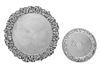 * Two American Silver Salvers, S. Kirk & Son, Baltimore, MD, each of circular form, the rim worked to show grape clusters and