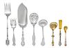 * A Collection of Silver Flatware Articles