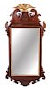 A Federal Parcel Gilt Mahogany Mirror Height 42 1/2 inches.