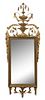 An Adam Style Giltwood Pier Mirror Height 62 x width 24 inches.