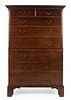 A Chippendale Style Mahogany High Chest of Drawers
