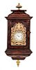 A Diminutive Gilt Metal Mounted Marquetry Bracket Clock Height 12 inches.