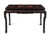 * A Chinese Lacquered Altar Table Height 32 7/8 x width 51 3/4 x depth 19 1/4 inches.