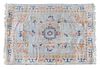 A Chinese Art Deco Style Wool and Silk Rug 11 feet x 7 feet 9 inches.