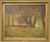 Louis Paul Dessar (1867-1952) 
oil on canvas 
Sheep and Russet Wood at Dusk 
signed lower left: Dessar 
24" x 30"