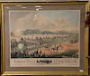 After Otto Botticher (1811-1886)  hand colored lithograph  National Guard 7th Reg N.Y.S.M. at Camp Worth (Kingston, July 1855