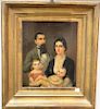 Ludwig Kubler (19th Century) <R>oil on canvas <R>Portrait of Kubler Family <R>signed and dated lower left: Kubler 1850 <R>pai