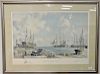 John Stobart (1929) 
print 
Sailing Days Nantucket, in 1841 
pencil signed and numbered: John Stobart 738/780 
(faded) 
sight
