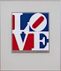 ROBERT INDIANA (b. 1928): THE AMERICAN LOVE: TWO IMPRESSIONS