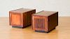 PAIR OF DANISH MODERN ROSEWOOD END TABLES