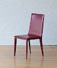 LEATHER-WRAPPED SIDE CHAIR, FRAG 'EVIA'