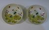 PAIR CHINESE ANTIQUE FAMILLE ROSE DISH - CHENGHUA MARK 19TH CENTURY
