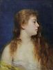 KOSLER, Franz. Oil on Canvas. Portrait of a Young