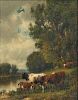 William Hart (American, 1823-1894)      Cattle near a River