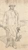 Frank Weston Benson (American, 1862-1951)      Three Figure Studies:  Old Tom, Tired N...