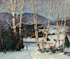 Emile Albert Gruppé (American, 1896-1978)      Winter Birches