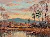 Wayne Beam Morrell (American, 1923-2103)      Marsh Sunset
