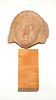 A Greek Terracotta Head, 4th century BCE