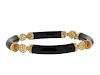 14k Gold Onyx Bracelet