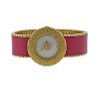 Buccellati Eliochron 18k Gold Pink Lady&#39;s Watch Bracelet