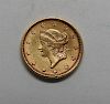 1852 Liberty Head 1 Dollar US Gold Coin