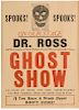 Dr. Ross. Ghost Show.