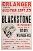 Blackstone. In Person! And His Show of 1001 Wonders.