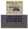 Group of Four Blackstone Bill Cards.