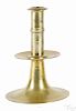 English brass trumpet candlestick
