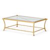 NEOCLASSICAL STYLE GILT BRONZE COFFEE TABLE