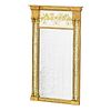 FEDERAL GILTWOOD AND EGLOMISE MIRROR