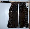 Cowboy item, a pair of studded Hamley chaps