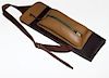 Arrow quiver a near mint Ben Pearson, all leather, 24 in length with original strap