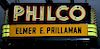 Neon "Philco" sign porcelain tin and glass, 32" x 64", working, Mint taken out of original box by the seller