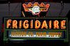 Neon "Frigidaire" two-sided porcelain sign 38" x 63"